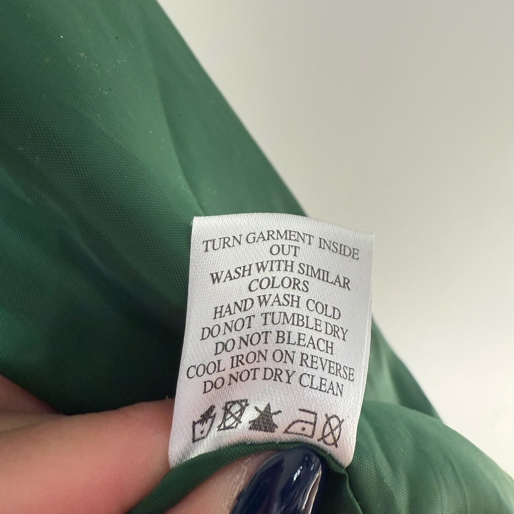 Superdown Revolve Green Windbreaker Jacket Size M - image 8